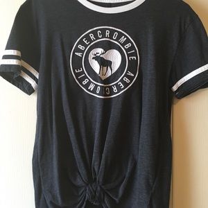 Abercrombie Kids Tie Front Tee